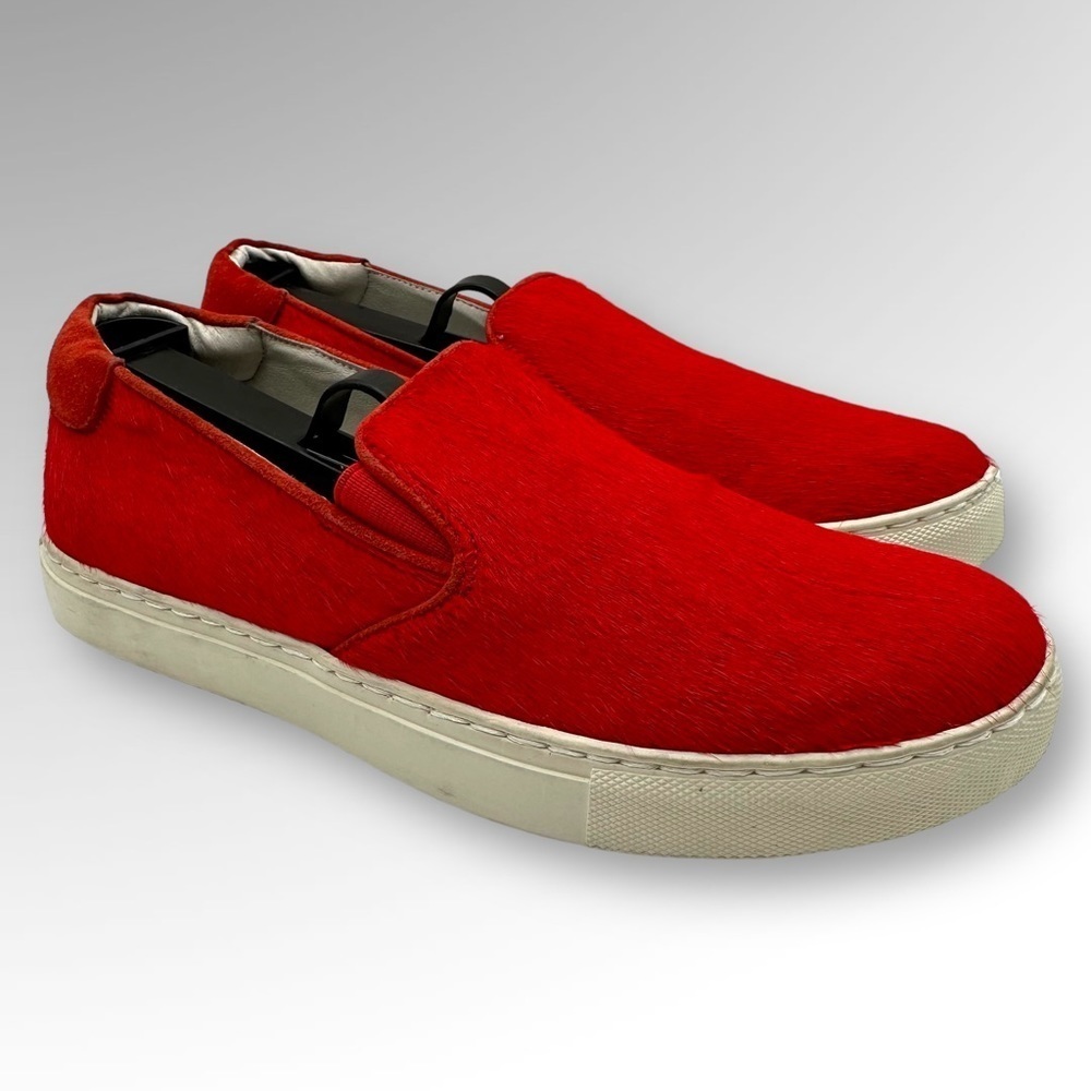 Kenneth Cole New York Women's Red King Haircalf Fashion Sneaker Sz 7